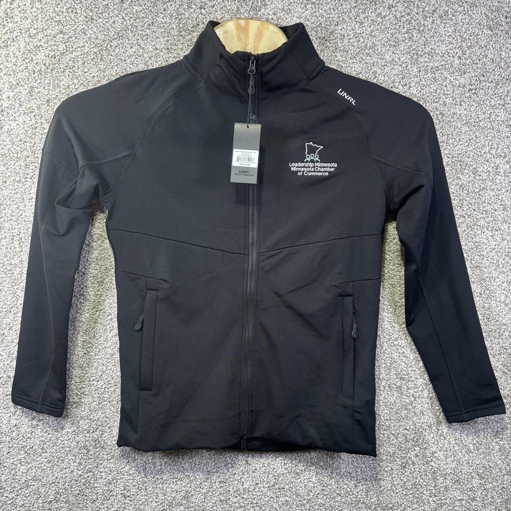 UNRL Transition Full Zip Jacket Mens XS Black‎ Leadership Minnesota Chamber